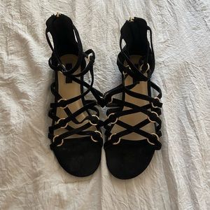 Forever 21 black sandals